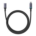 Przedłużenie kabla USB-C Baseus męski do żeński High Definition 10Gbps, 1m (czarny)