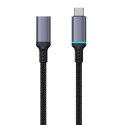 Przedłużenie kabla USB-C Baseus męski do żeński High Definition 10Gbps, 1m (czarny)