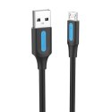 Kabel USB 2.0 A do Micro USB Vention COLBD 3A 0,5m czarny