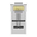 Wtyczka modułowa RJ45 CAT6 UTP Vention IDDR0-100 przezroczysta 100 szt.