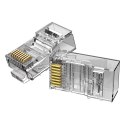 Wtyczka modułowa RJ45 kat.5E UTP Vention IDBR0-10 przezroczysta 10 szt.