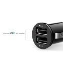 AUKEY CC-S1 ultraszybka ładowarka samochodowa 2xUSB AiPower 4.8A 24W