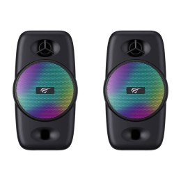 Głośniki komputerowe 2.0 Havit SK213 Bluetooth RGB