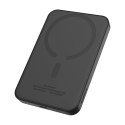 Magnetyczny mini powerbank Baseus 5000mAh, USB-C 20W (czarny)