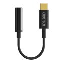 Adapter Choetech AUX003 USB-C do 3.5mm Audio Jack Adapter (czarny)