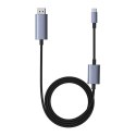 Adapter USB-C - DP Baseus 8K 1,5m (czarny)