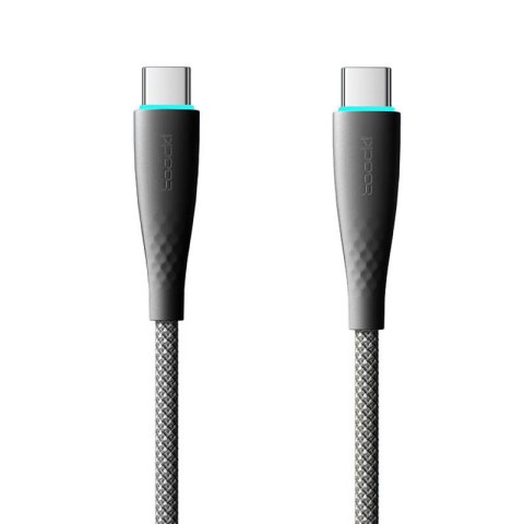 Kabel USB-C do USB-C Toocki TXCTT1- BMH01-B, 1m, PD FC 100W (czarny)