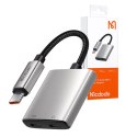 Adapter audio 2w1 USB-C do 2x USB C Mcdodo CA-5570