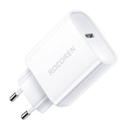 Ładowarka sieciowa Rocoren PD 20W USB-C (biała)