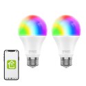 Inteligentna żarówka RGB WiFi LED 2 sztuki Gosund WB4-2 E27 (dwupak) Tuya