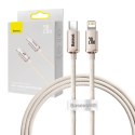 Kabel USB-C do iP Baseus Crystal Shine, 20W, 1.2m (różowy)