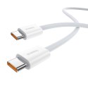 Kabel szybkiego ładowania USB-C do USB-C Baseus Superior 2 100W 1m (biały)