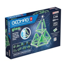 Klocki magnetyczne Glow Recycled 60 elementów GEOMAG GEO-338