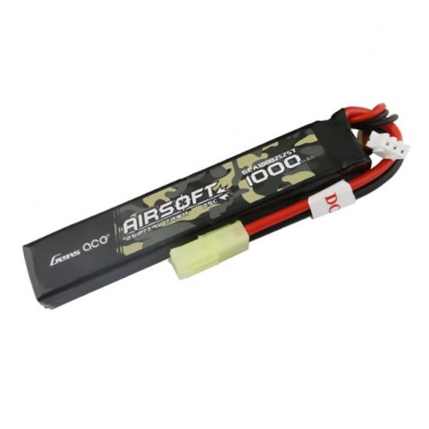 Akumulator Gens ace 25C 1000mAh 2S1P 7.4V Airsoft Gun Lipo z konektorem mini Tamiya Plug