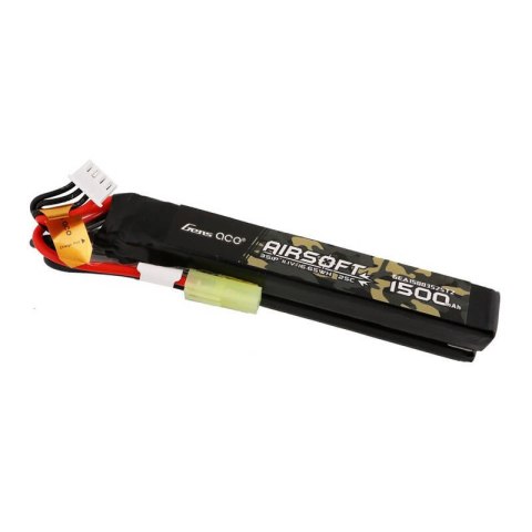 Akumulator Gens ace 25C 1500mAh 3S1P 11.1V Nunchuck 2X Airsoft Gun Lipo z konektorem T Plug