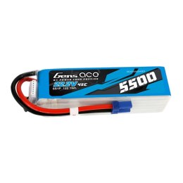 Akumulator Gens ace 5500mAh Lipo 22.2V 45C 6S1P Model Helicopter Batteries