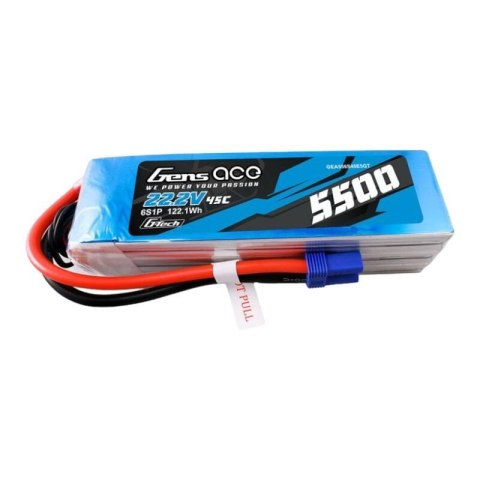 Akumulator Gens ace G-Tech 5500mAh Lipo 22.2V 45C 6S1P