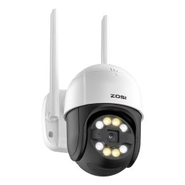 Kamera zewnętrzna IP ZOSI C289 WiFi 3MP Pan Tilt IP66 + karta microSD 32GB