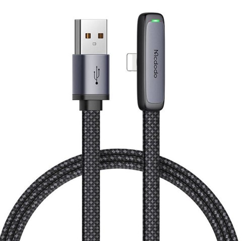 Kabel kątowy USB do lightning Mcdodo CA-2790, 1.2m (czarny)