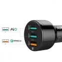 AUKEY CC-T11 ładowarka samochodowa 3xUSB Quick Charge 3.0 | 7.8A | 42W + kabel micro USB