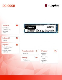 Kingston Dysk SSD SEDC1000BM8/480G