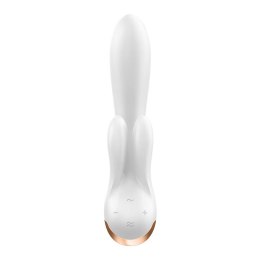 Wibrator wielofunkcyjny Satisfyer Double Flex z aplikacją (biały)