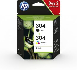 HP 304 INK CARTRIDGE/COMBO 2-PACK