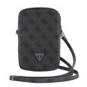 Torebka Guess Zip 4G Triangle - czarna