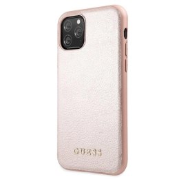 Guess GUHCN58IGLRG iPhone 11 Pro różowo-złoty/rose gold hard case Iridescent