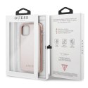 Guess GUHCN58IGLRG iPhone 11 Pro różowo-złoty/rose gold hard case Iridescent