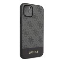 Guess GUHCN65G4GLGR iPhone 11 Pro Max szary/grey hard case 4G Stripe Collection