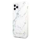 Guess GUHCN65PCUMAWH iPhone 11 Pro Max biały/white Marble