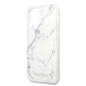 Guess GUHCN65PCUMAWH iPhone 11 Pro Max biały/white Marble