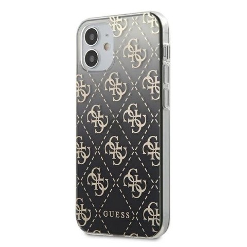 Guess GUHCP12SPCU4GGBK iPhone 12 mini 5,4" czarny/black hardcase 4G Gradient