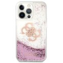 Guess GUHCP13XLG4GPI iPhone 13 Pro Max 6,7" różowy/pink hardcase 4G Big Liquid Glitter