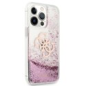 Guess GUHCP13XLG4GPI iPhone 13 Pro Max 6,7" różowy/pink hardcase 4G Big Liquid Glitter