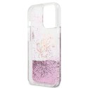 Guess GUHCP13XLG4GPI iPhone 13 Pro Max 6,7" różowy/pink hardcase 4G Big Liquid Glitter