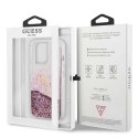 Guess GUHCP13XLG4GPI iPhone 13 Pro Max 6,7" różowy/pink hardcase 4G Big Liquid Glitter