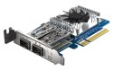 Qnap QXG-25G2SF-CX6, 2x SFP28 25Gb, Low-profile /Full-height, PCIe Gen4 x8