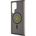 Ferrari FEHMS24LU3SMY S24 Ultra S928 żółty/yellow hardcase IML Smoked Inner Circle Line MagSafe