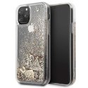 Guess GUHCN58GLHFLGO iPhone 11 Pro gold/złoty hard case Glitter Hearts