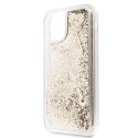 Guess GUHCN58GLHFLGO iPhone 11 Pro gold/złoty hard case Glitter Hearts