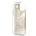 Guess GUHCN58GLHFLGO iPhone 11 Pro gold/złoty hard case Glitter Hearts