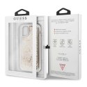 Guess GUHCN58GLHFLGO iPhone 11 Pro gold/złoty hard case Glitter Hearts