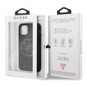 Guess GUHCN58LS4GBK iPhone 11 Pro black/czarny hard case Silicone 4G Tone On Tone