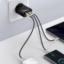 [PO ZWROCIE]Baseus Compact szybka ładowarka sieciowa 2x USB / USB Typ C 30W 3A Power Delivery Quick Charge czarny (CCXJ-E01)