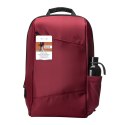 Puro Backpack Nylon "BY DAY 3" Red