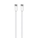 Puro Braided Cable FABK4 USB-C to USB-C, 2m 240W 480mbps, white