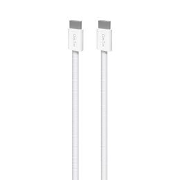 Puro Braided Cable FABK4 USB-C to USB-C, 2m 240W 480mbps, white