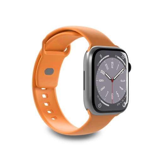 Puro "ICON" Silicone watchband for Apple Watch 42-44-45-49mm, light orange